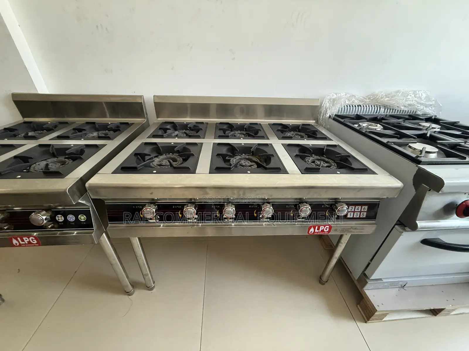 Commercial 6 Burner Gas Stove