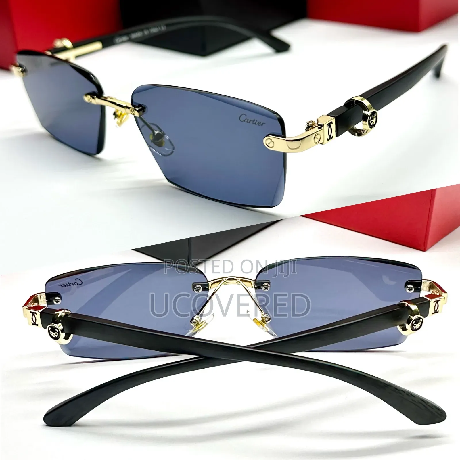 Cartier Rimless Sunglasses