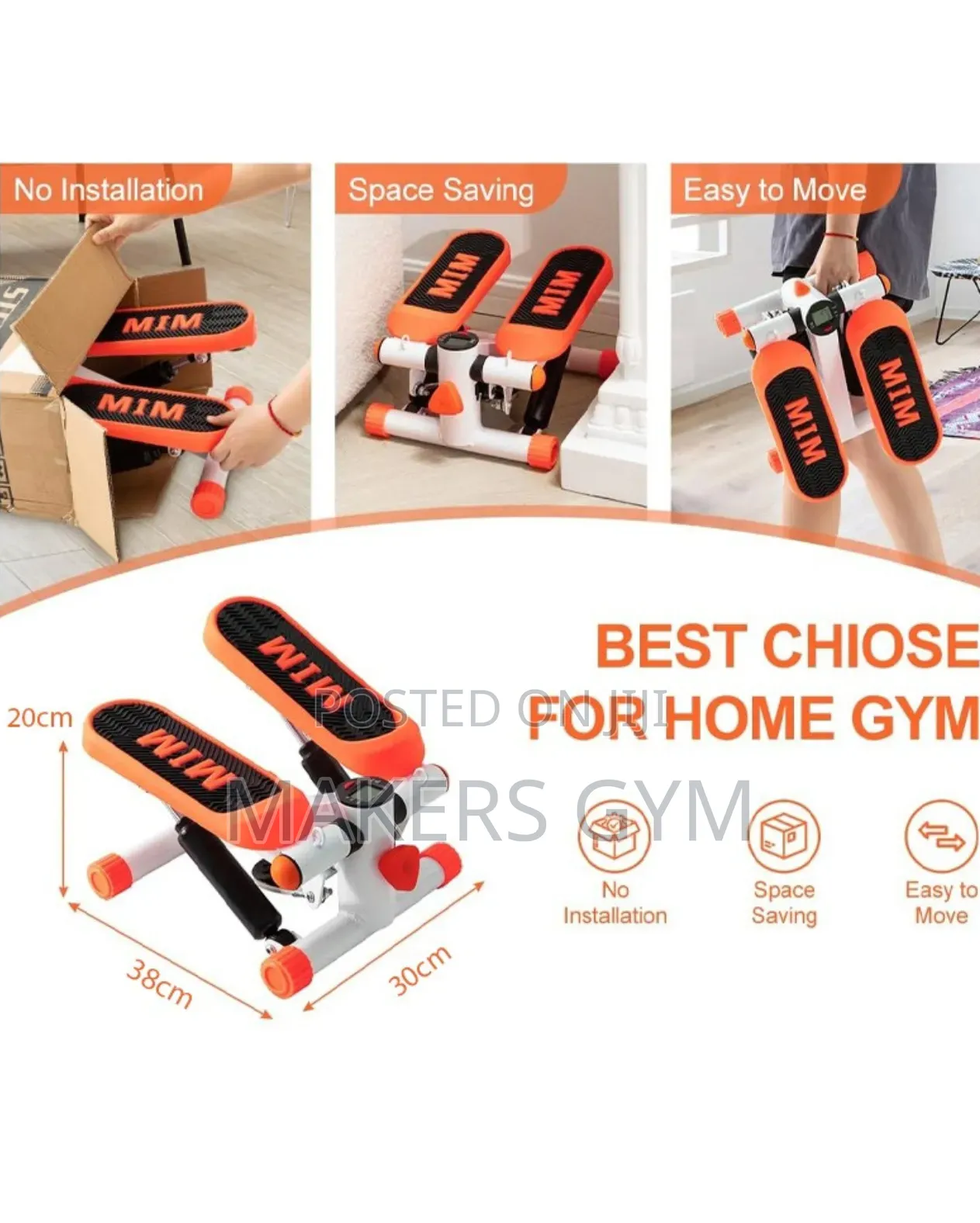 Mini Stepper With Hydraulic Cylinder Drive