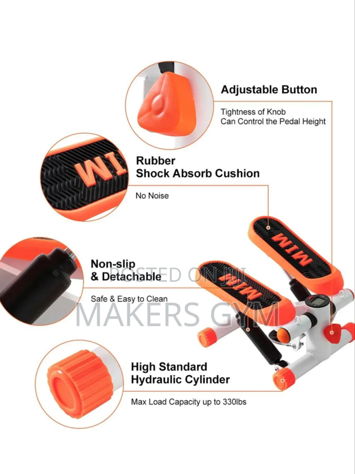 Mini Stepper With Hydraulic Cylinder Drive