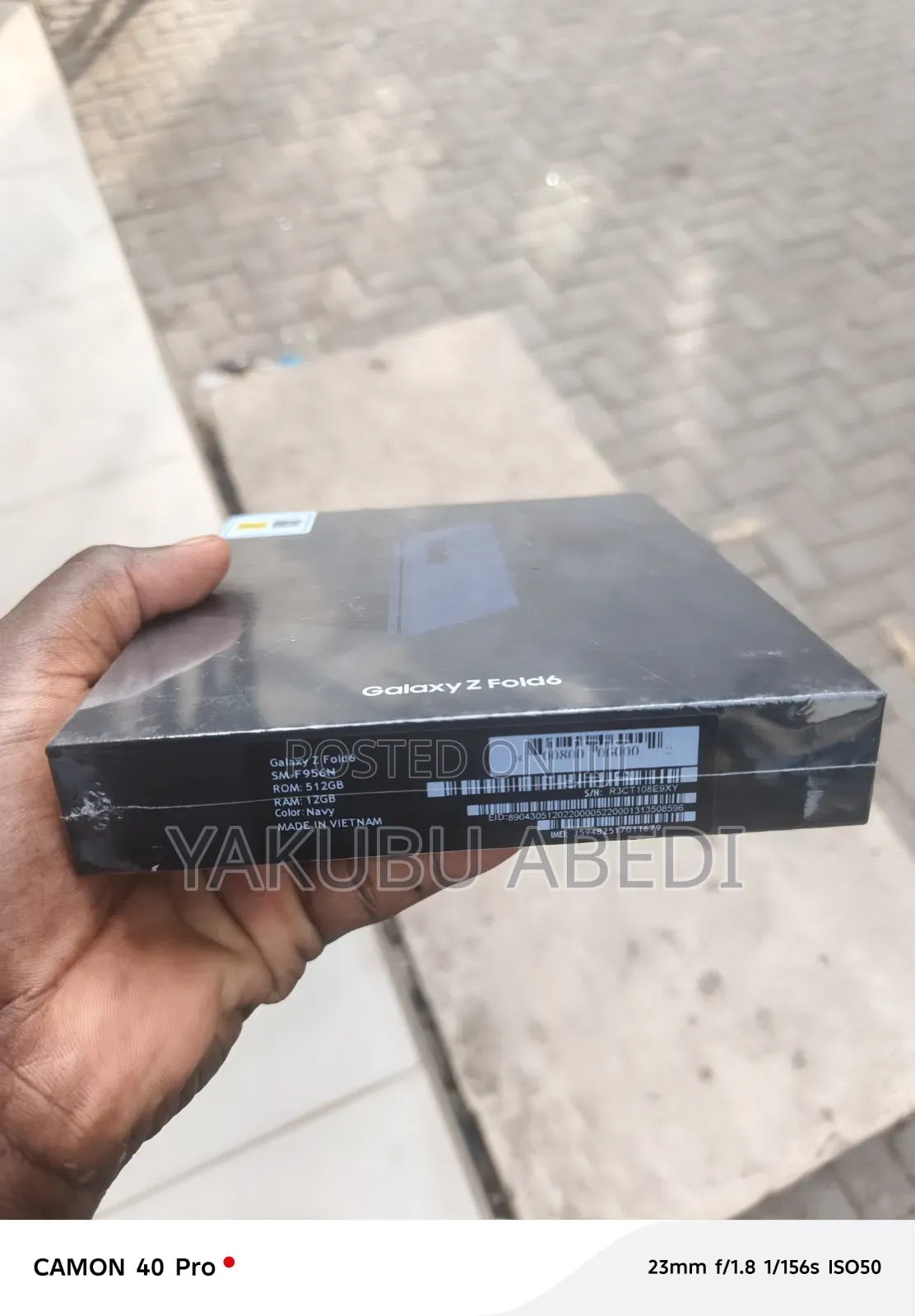 New Samsung Galaxy Z Fold6 512 GB Blue