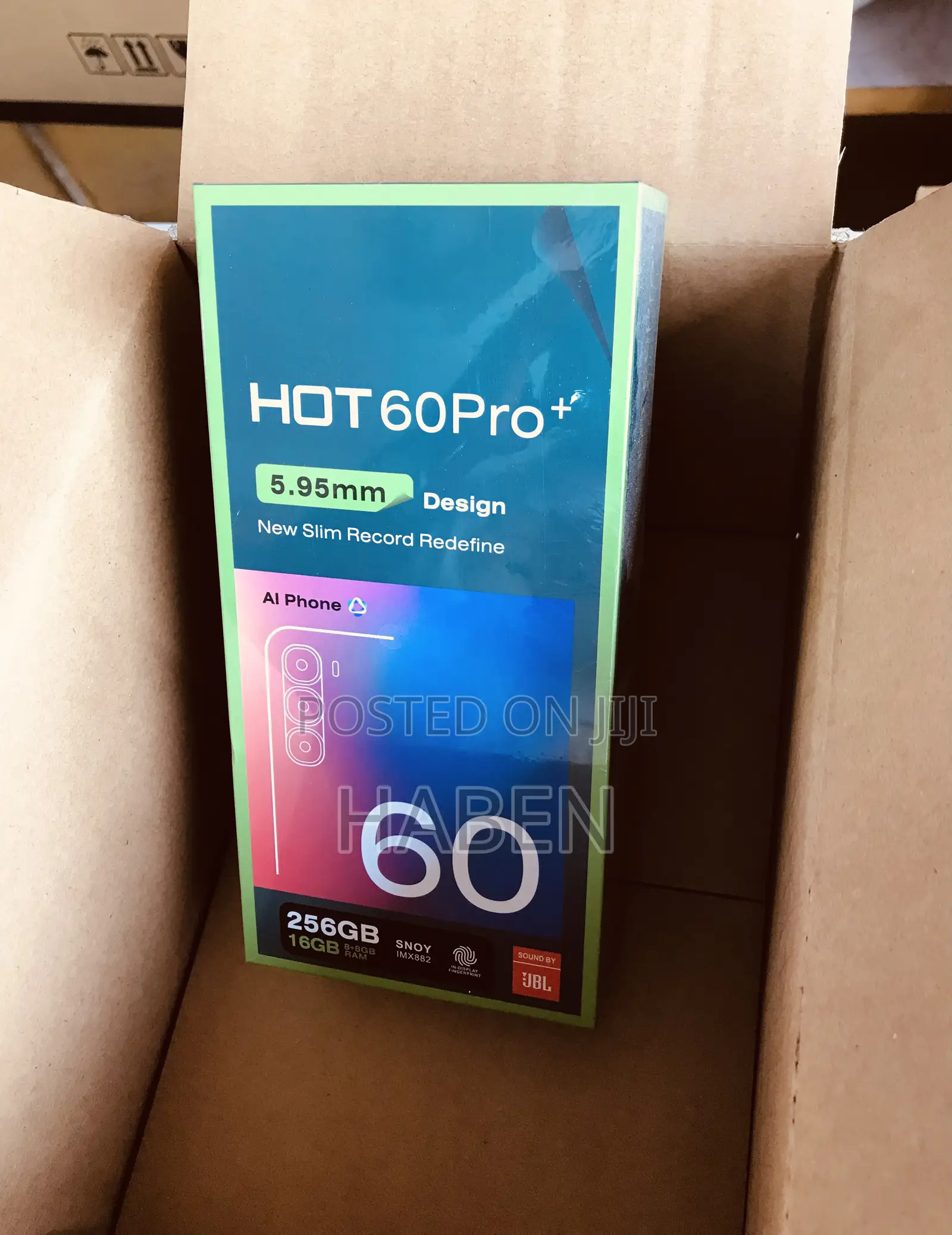 New Infinix Hot 60 Pro+ 256 GB Black