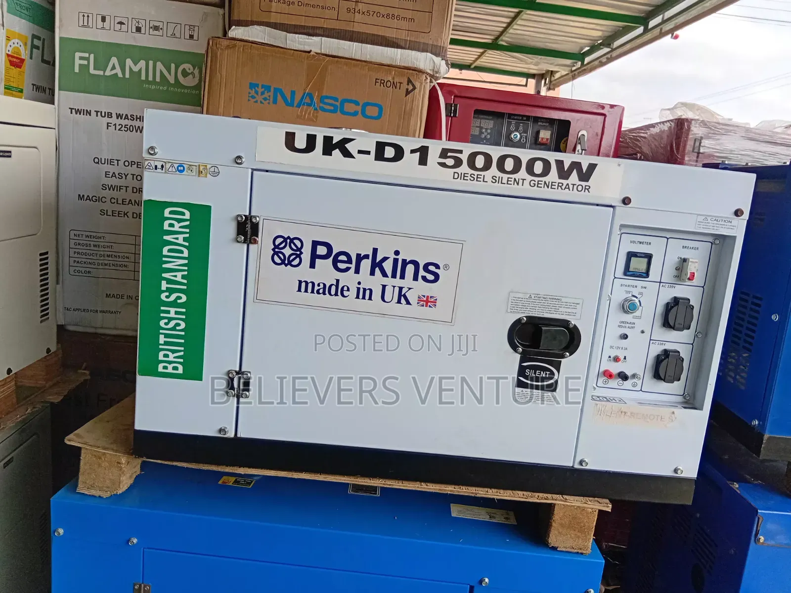 Heavy-Duty Perkins 15kva Diesel Power Generator