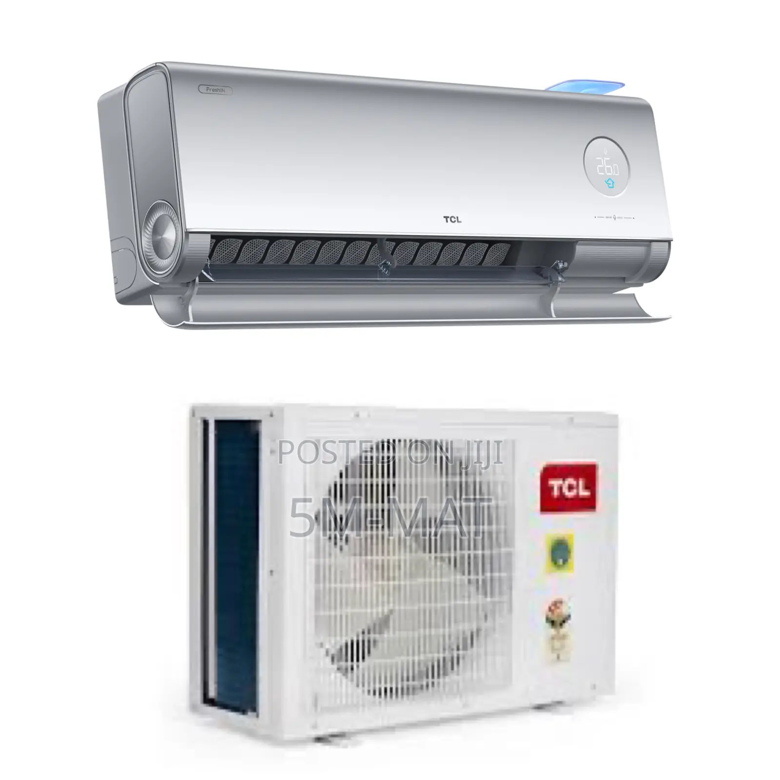 TCL Tac-12csd/Fc 1.5hp Freshin Split Inverter R32 Air Condition Silver