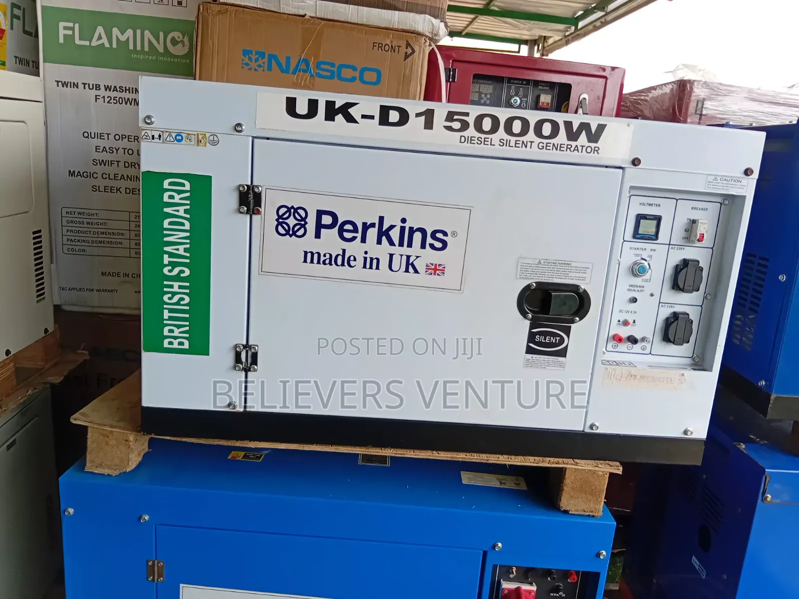 Perkins 15kva Electric Start Generator With Avr Protection