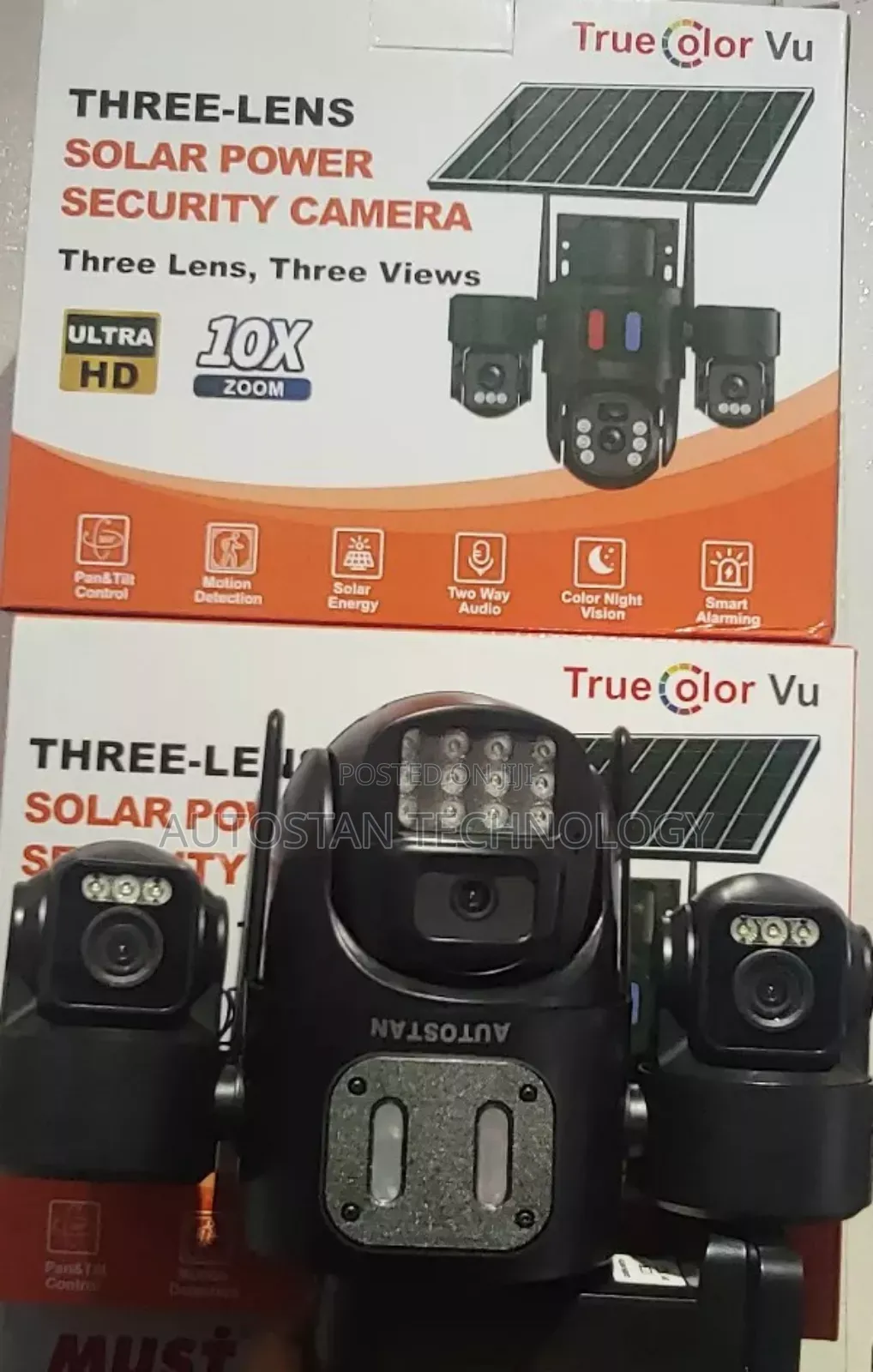 Tree Views CCTV Solar Camera With Solar Panels