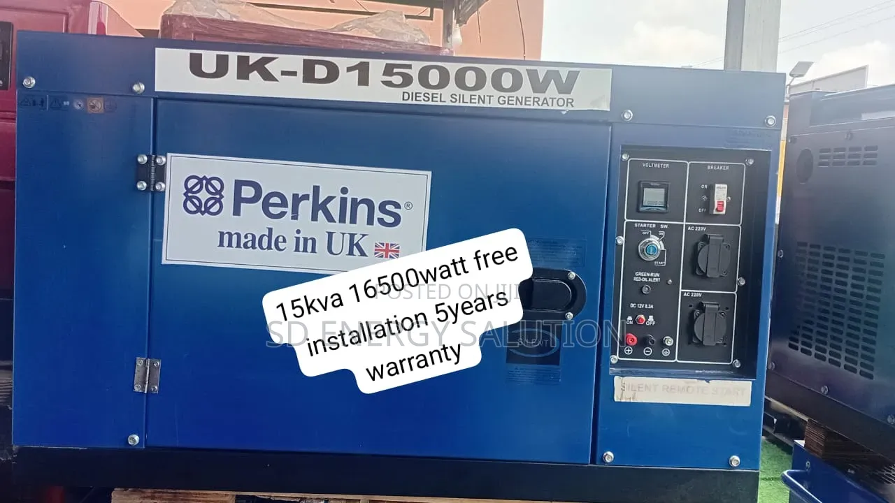 Perkins High-Capacity 16.5kw Diesel Generator Set