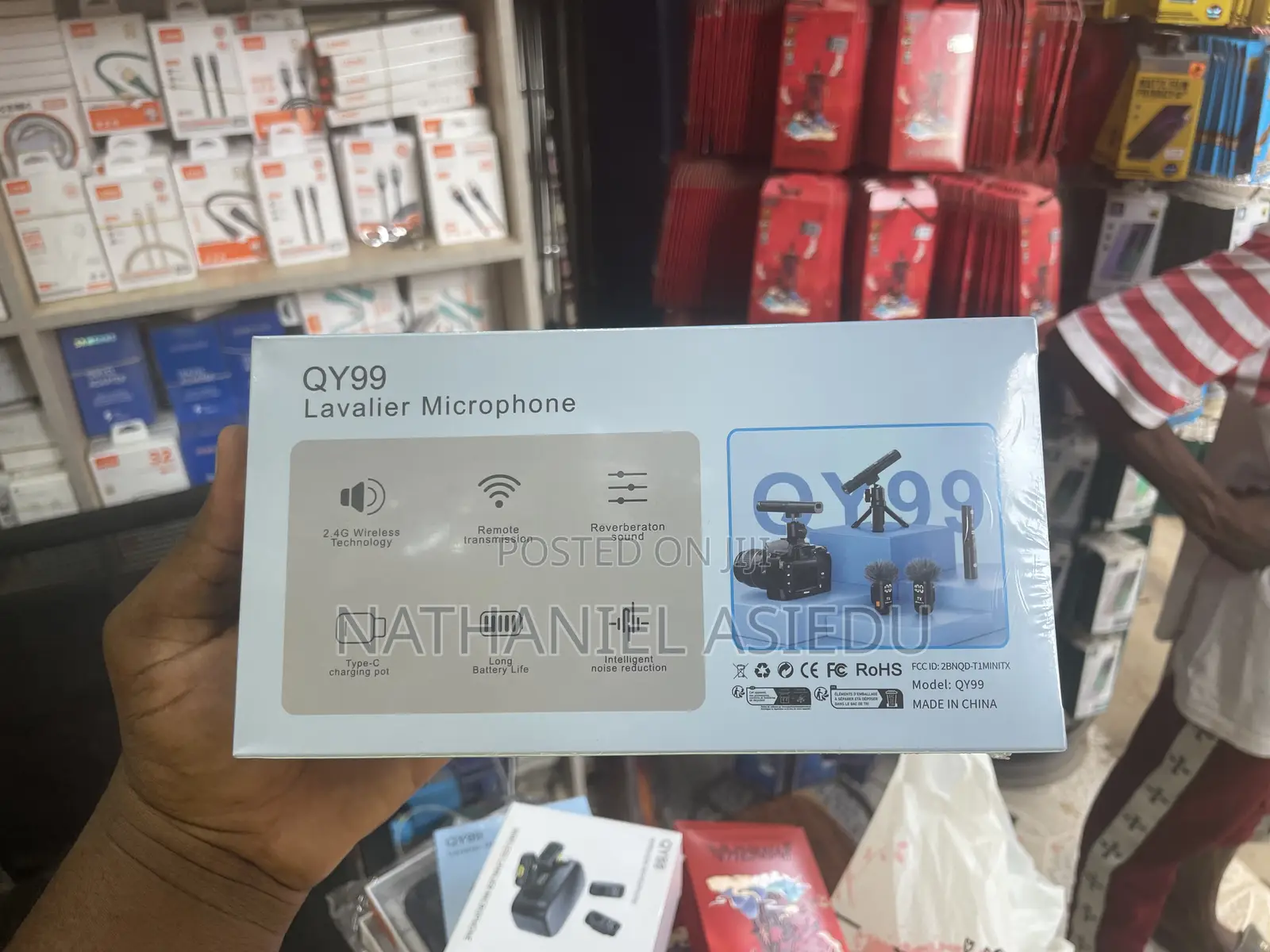 Qy99 Wireless Lavalier Microphone Kit