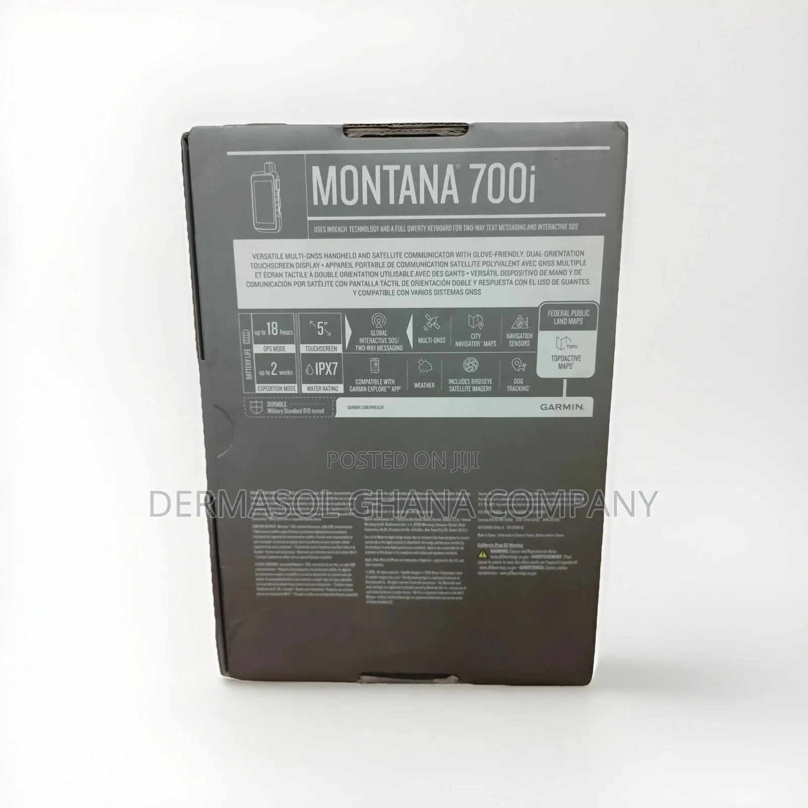 Brand New - Garmin Montana 700i Rugged Handheld Gps Navigator