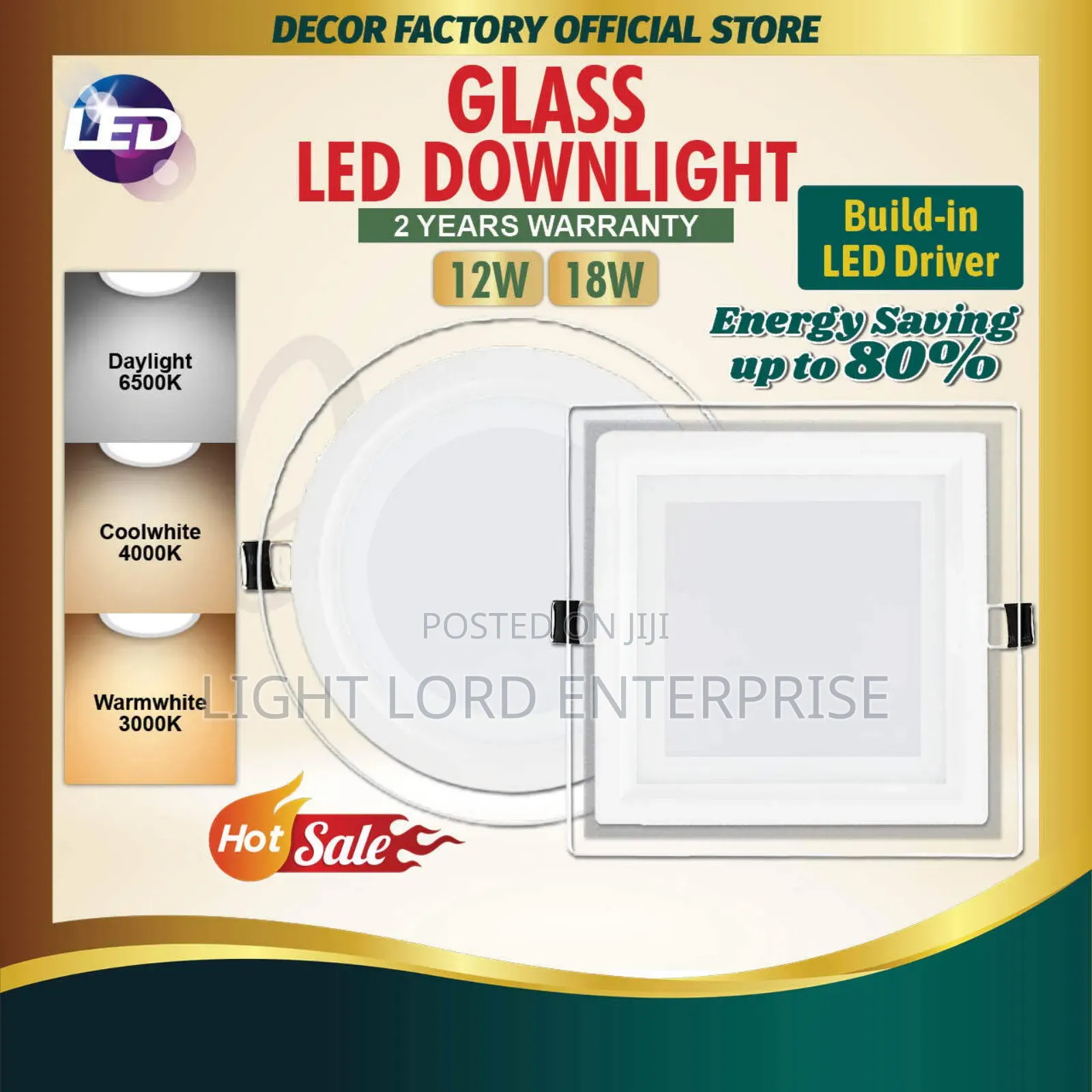 Glass Light Down Light