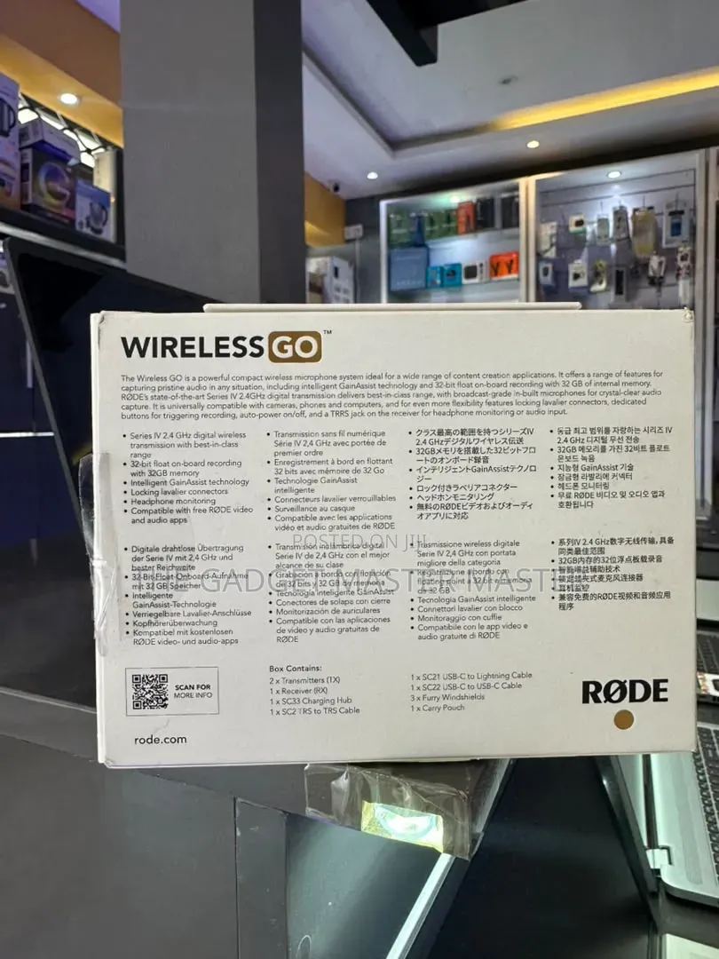 Rode Wireless Go Compact Wireless Microphone System Gen 3