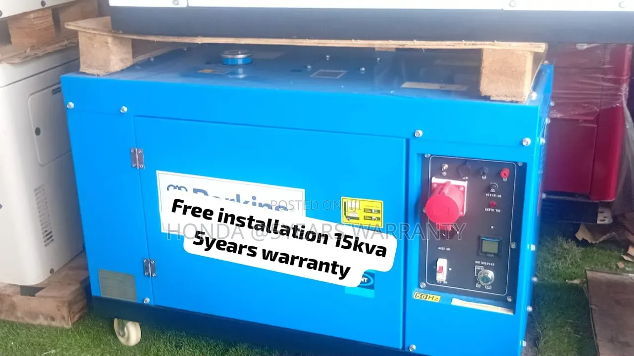 Perkins 15kva Soundproof Diesel Generator – Low Fuel Consumption