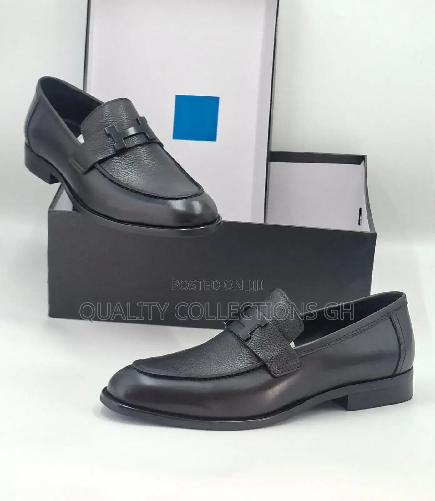 Hermes Honore Loafers Black
