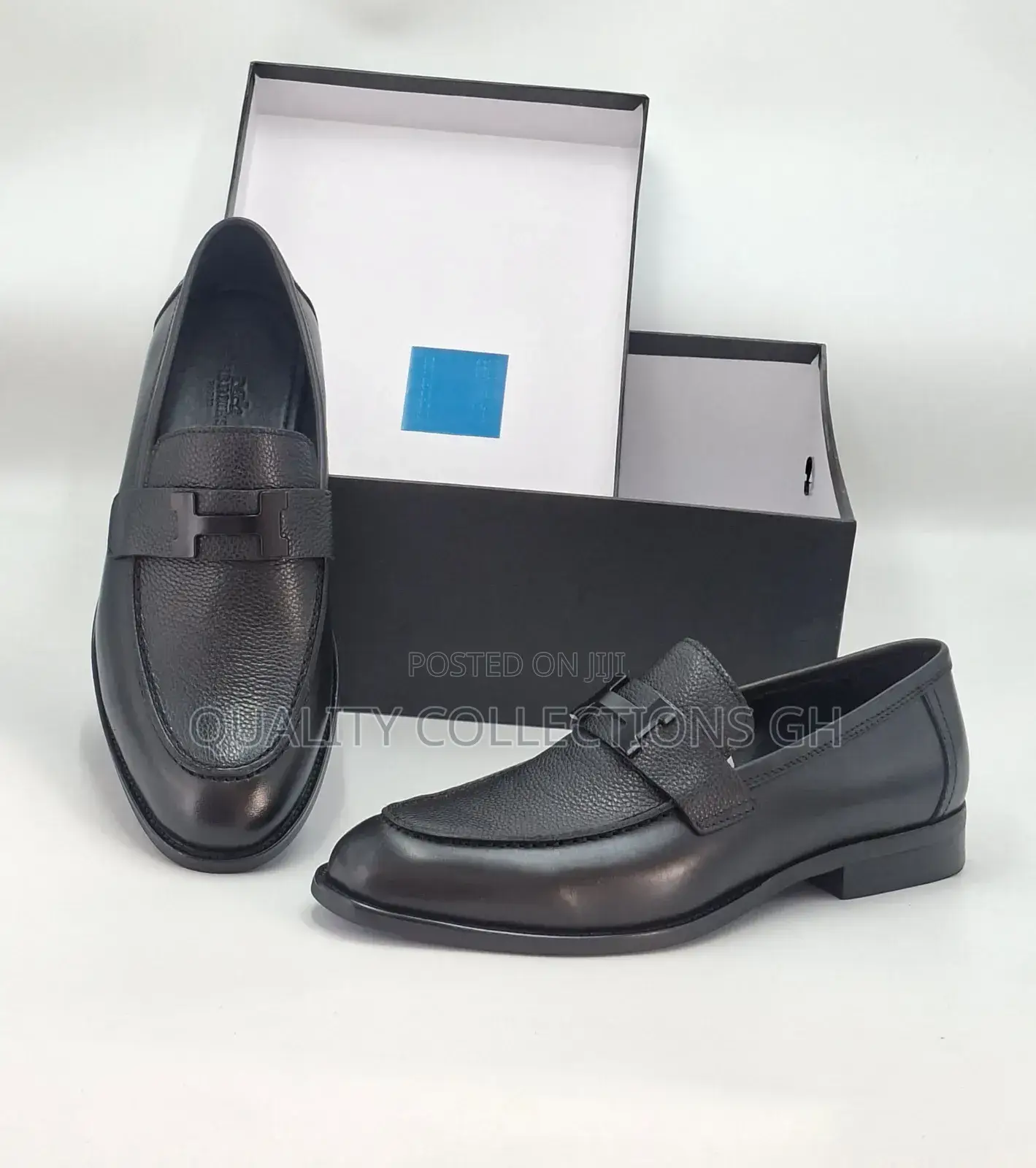 Hermes Honore Loafers Black