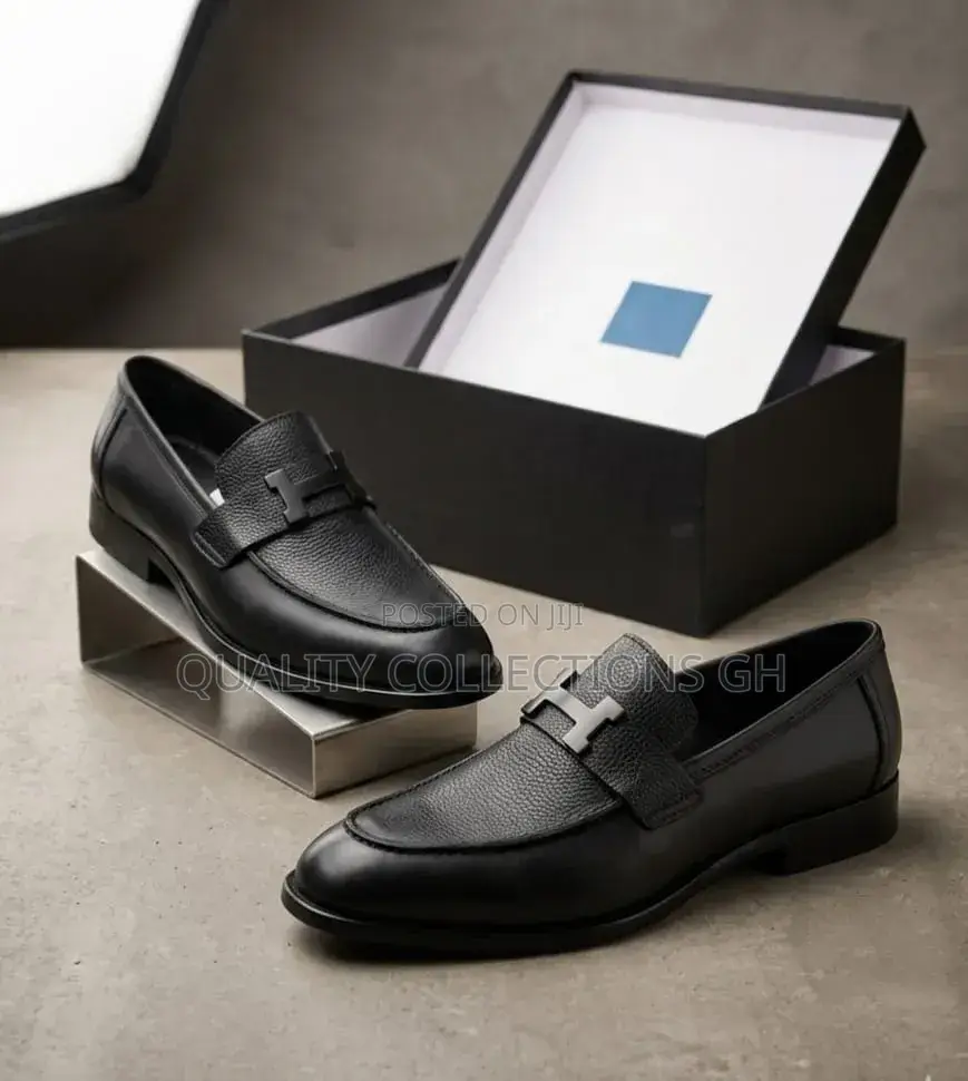 Hermes Honore Loafers Black