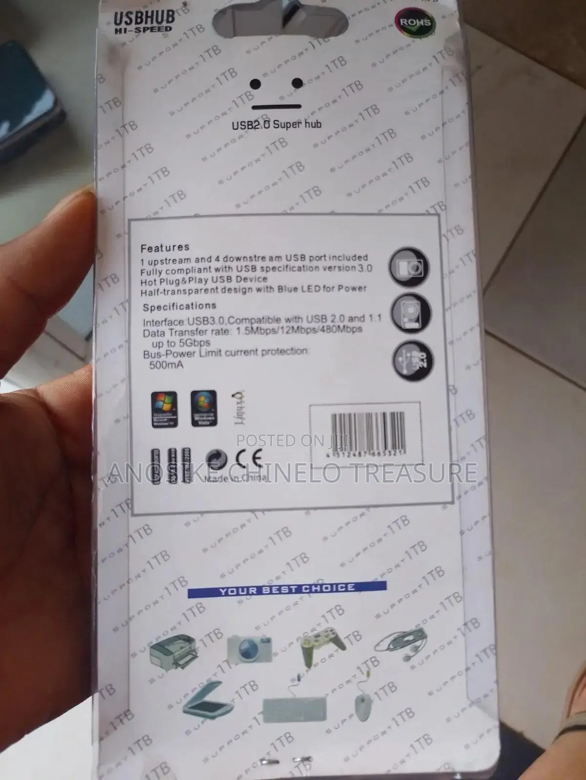 Hi- Speed Usb Hub 3.0