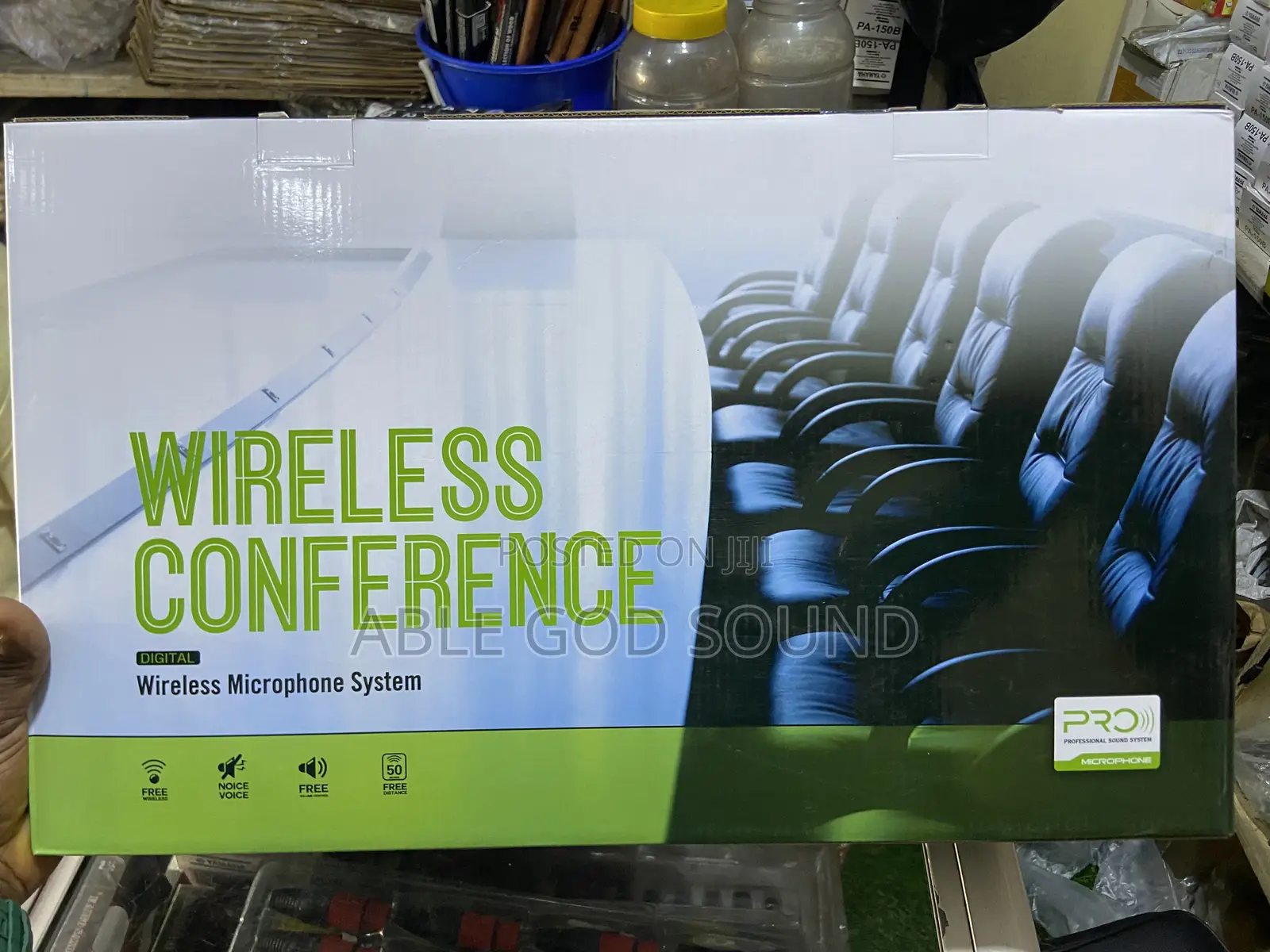 A4 Shure Wireless Conference Microphone 4 in 1