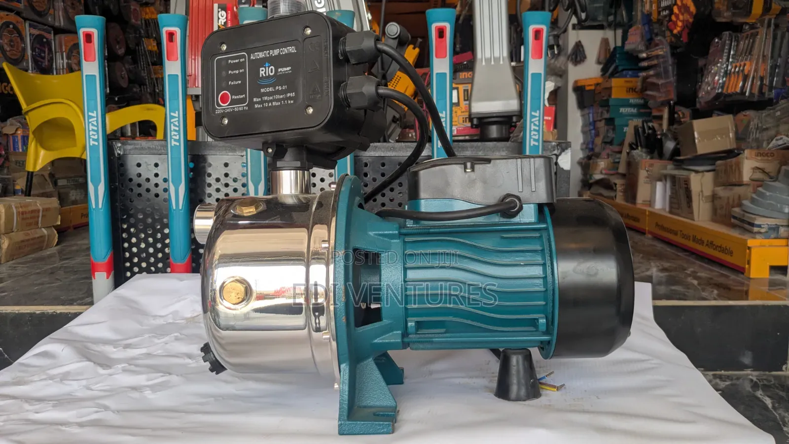 Comet 1.0hp Stainless Water Pump Complete With Auto. Control Booster