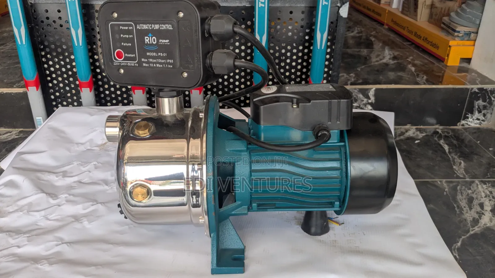 Comet 1.0hp Stainless Water Pump Complete With Auto. Control Booster
