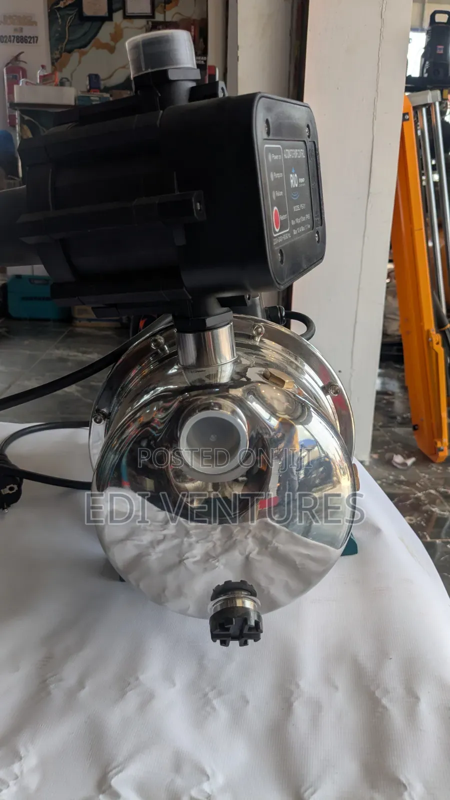 Comet 1.0hp Stainless Water Pump Complete With Auto. Control Booster