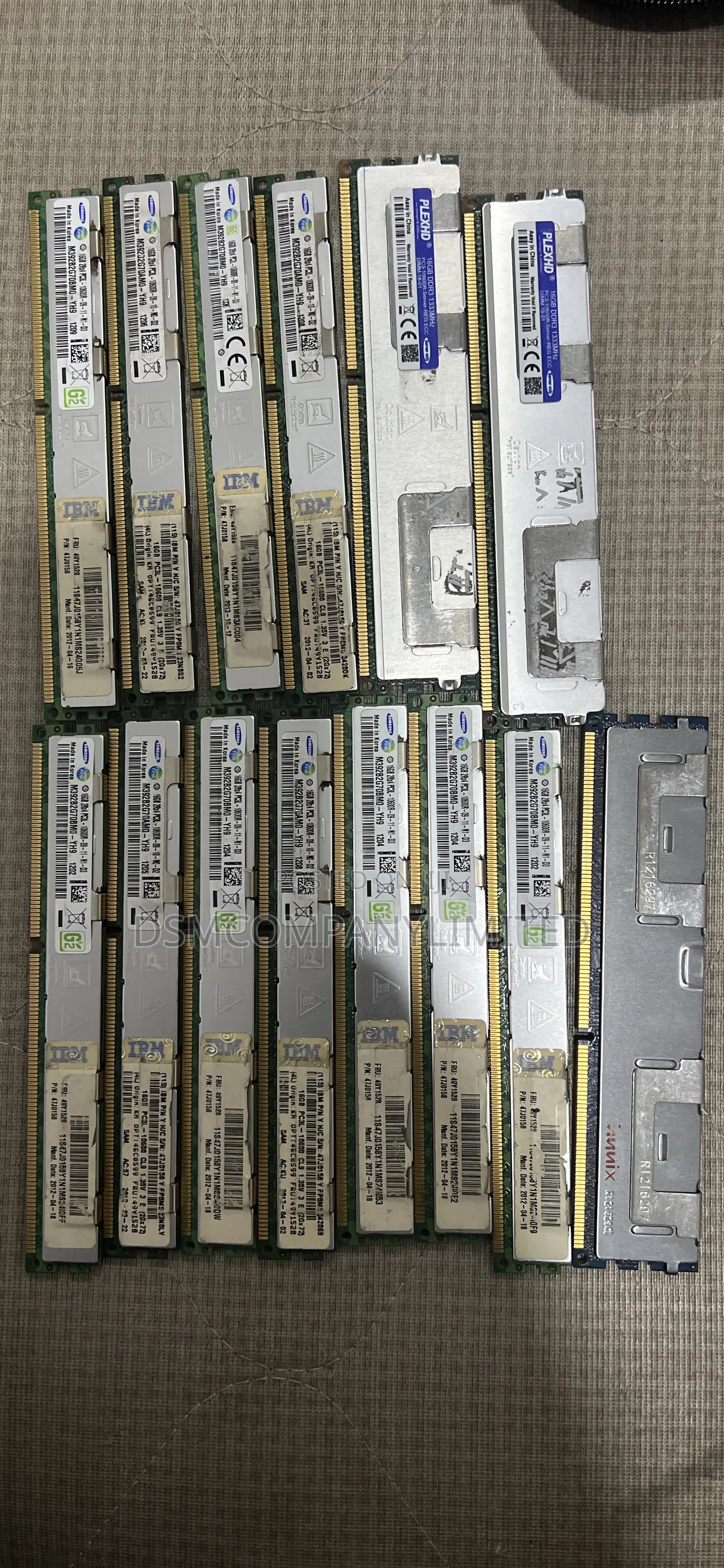 16gb 2rx4 Pc3l -10600r Server Ram