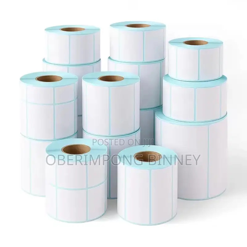 Sticker Paper Rolls 60x40mm (200 Stickers on a Roll)