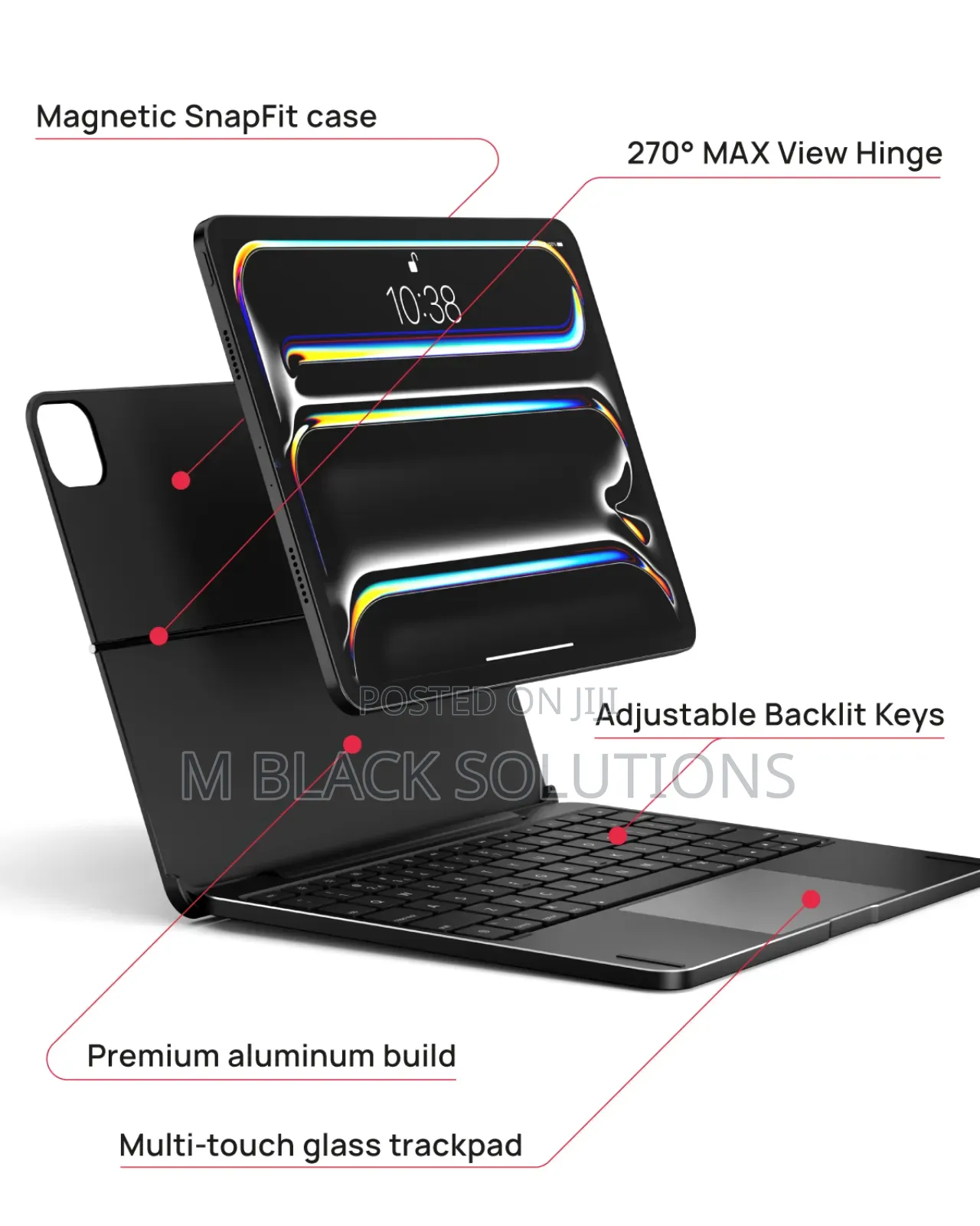 Brydge Max 11.0 for iPad Pro 11-Inch (M4 M5)