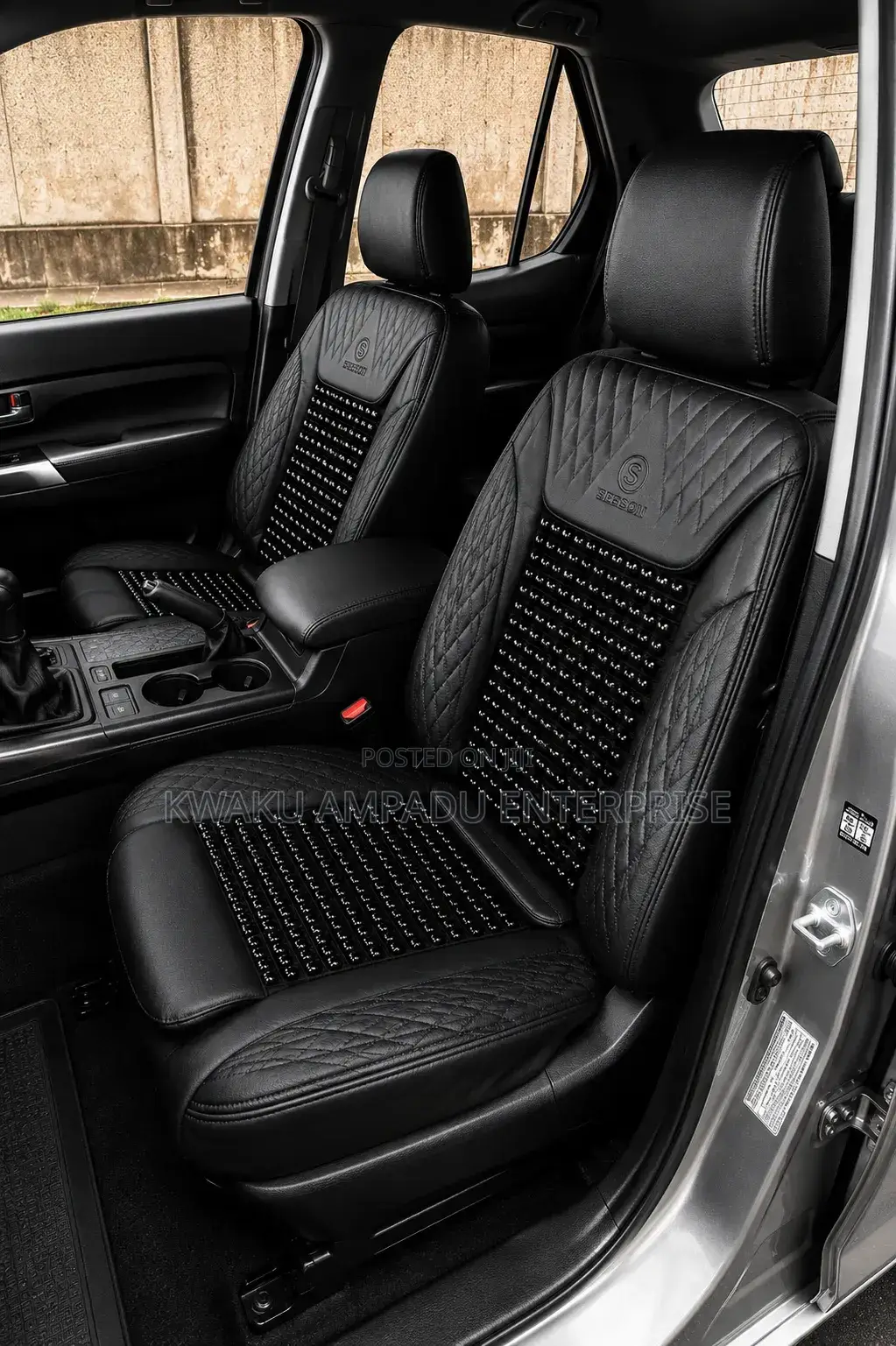 Original Executive 2-in-1 Beads Leather Seat Protector