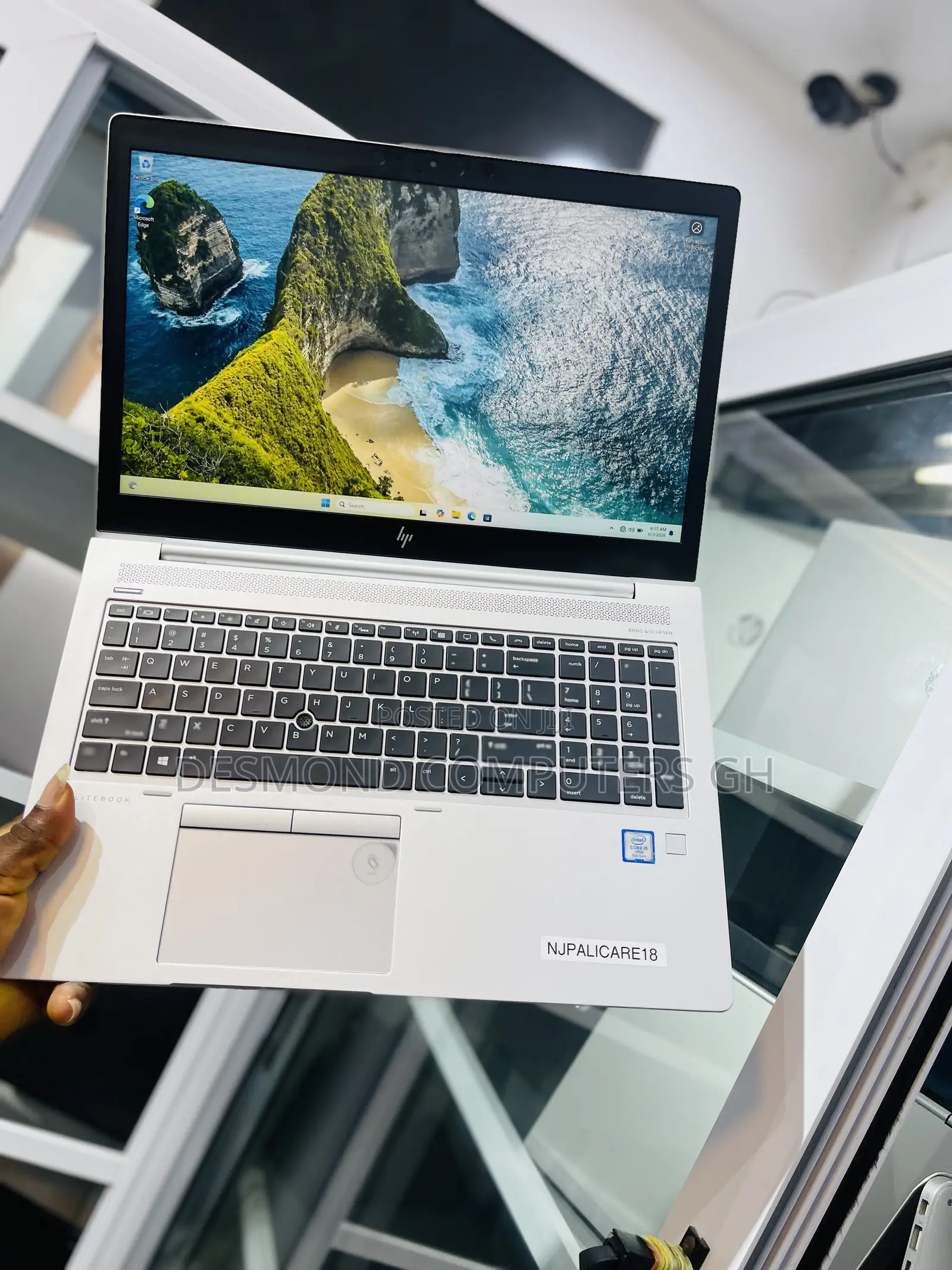 Laptop HP EliteBook 850 G6 8GB Intel Core i5 SSD 256GB