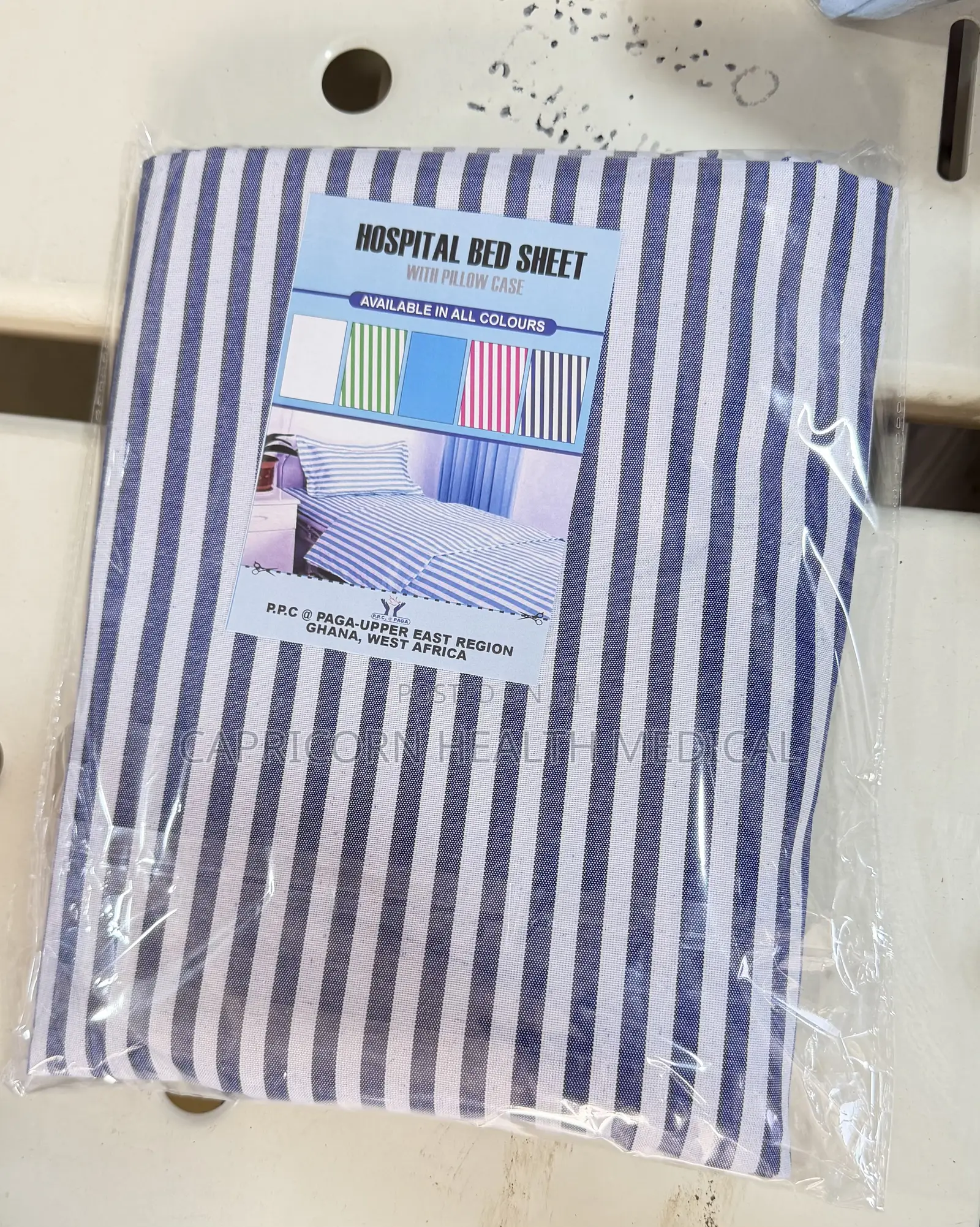 Hospital Bedsheets + One Pillow Case