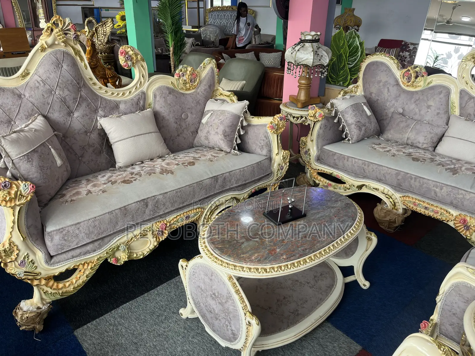Royal Executive Antique Furniture With Table Set
