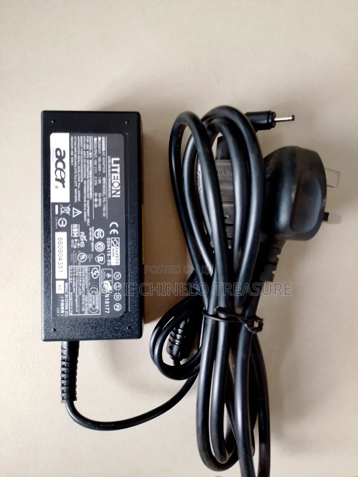 Acer Chromebook Laptop Charger