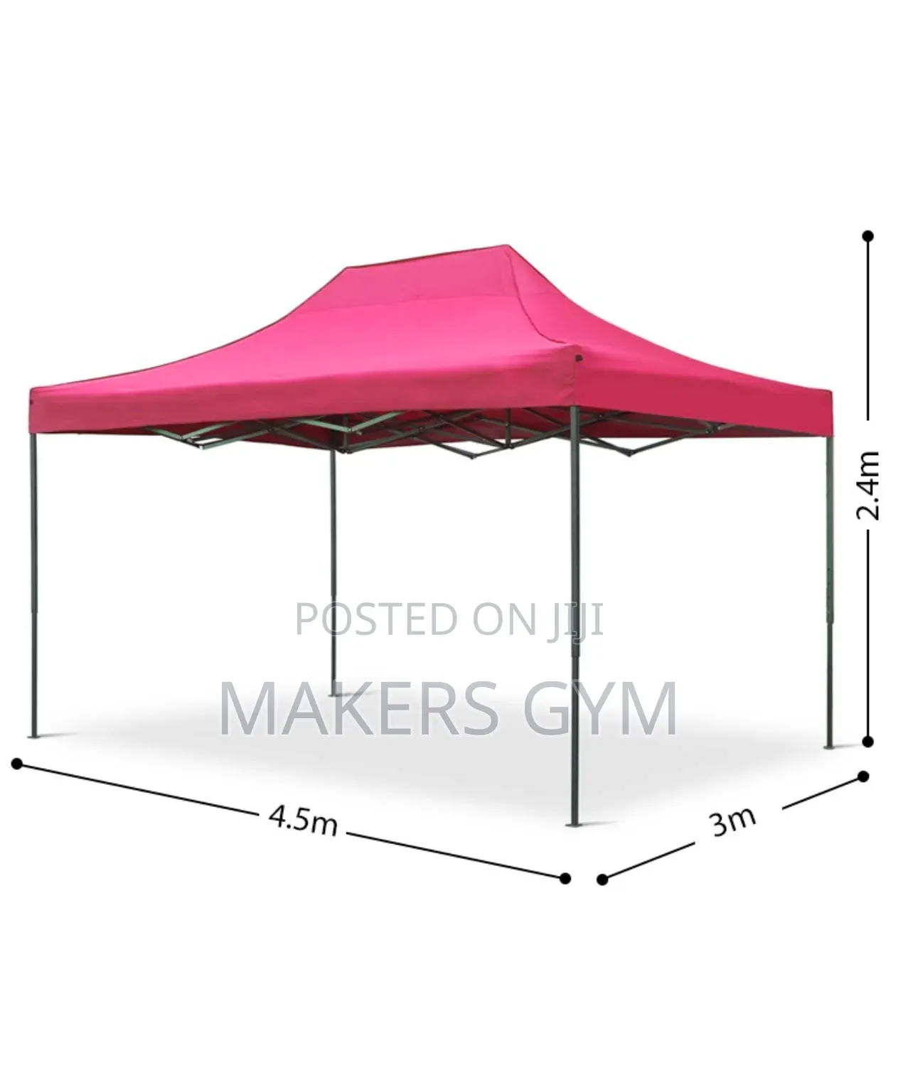 Canopy Tent Easy to Setup Water Resistant (Red)
