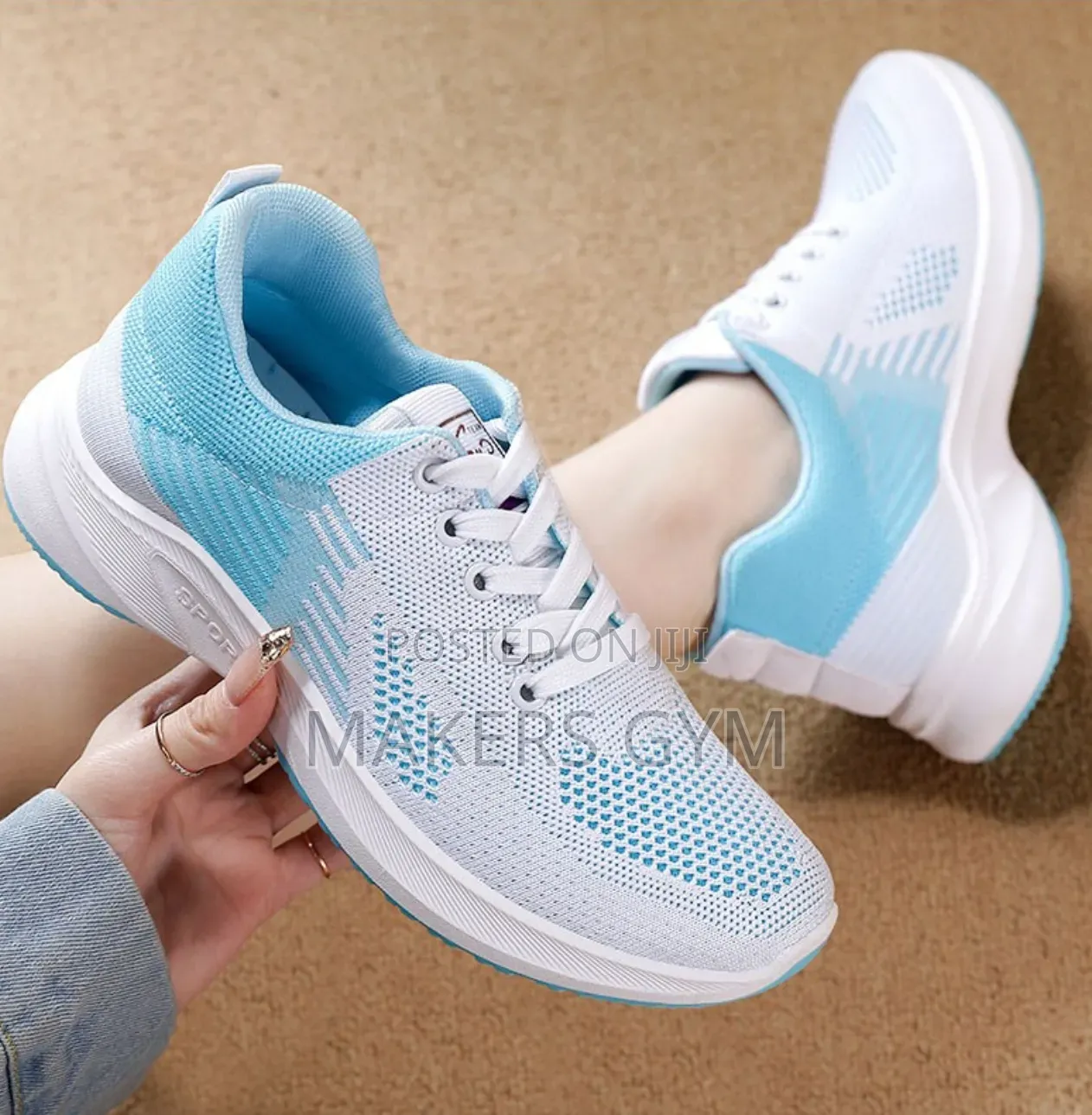 Women Running Shoes (Mesh Light Blue)