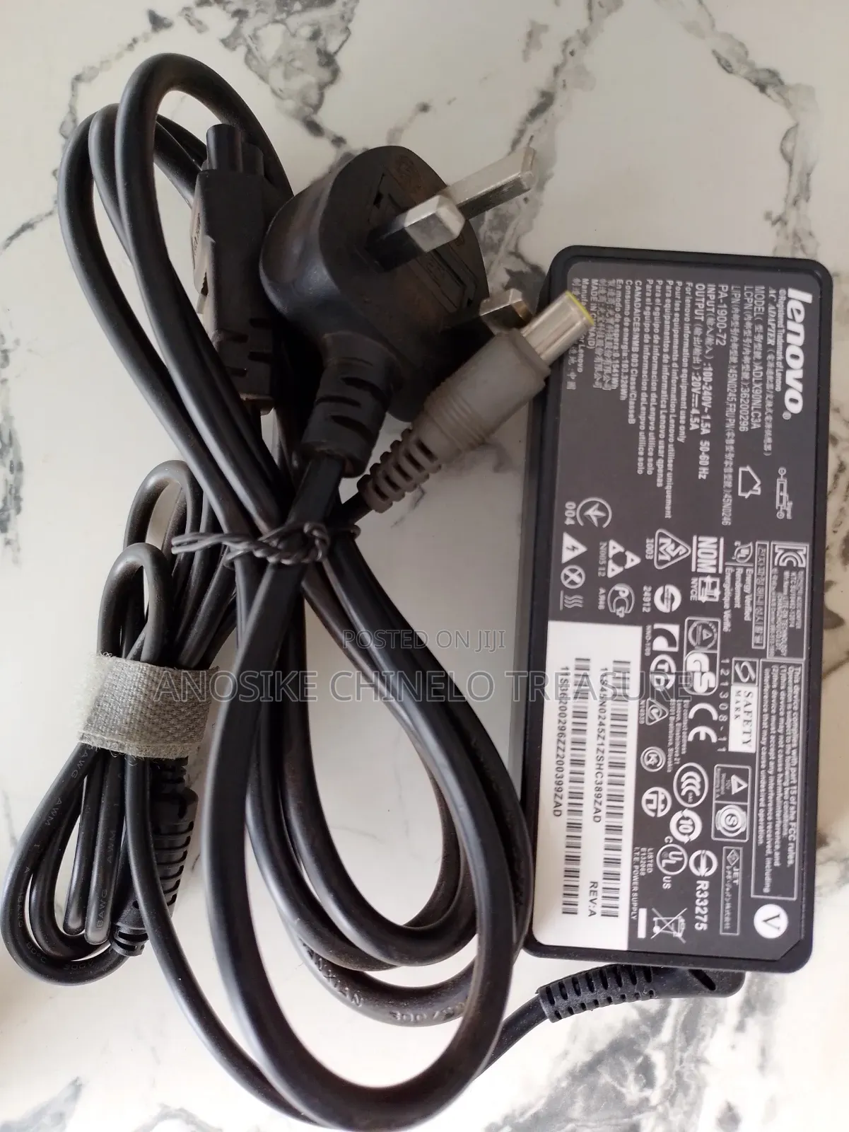 Lenovo Round Mouth (20v) Charger
