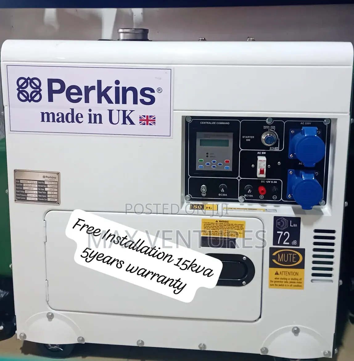 Original Perkins 15kva Diesel Gen – Reliable Fuel Efficient15kva