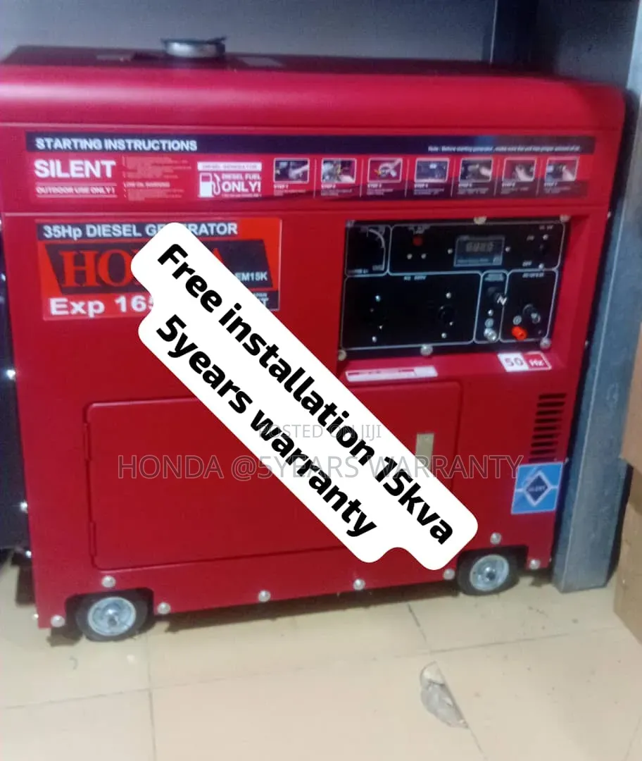 Honda 15kva 16500w Silent Diesel Generator