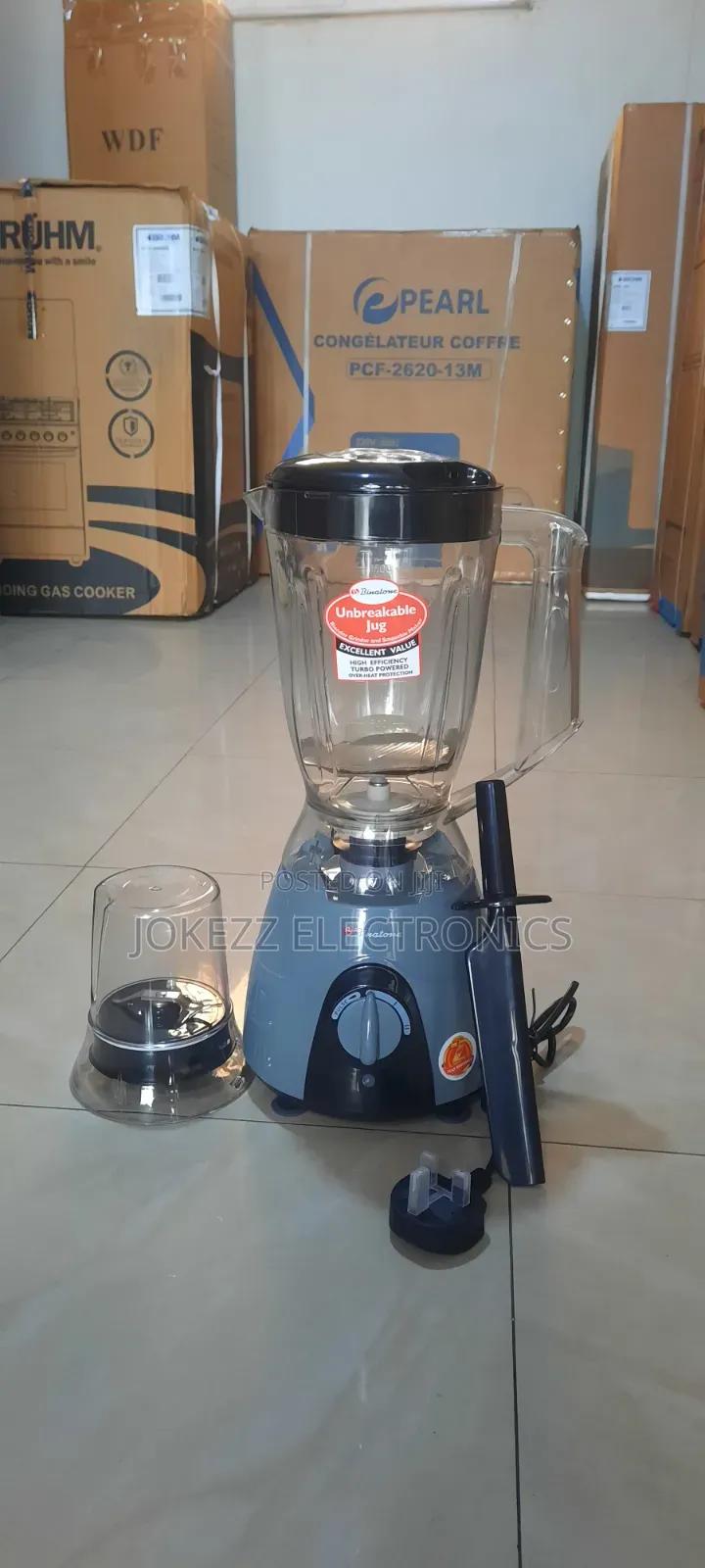 Binatone Blender With Grinder( 4 Blades)