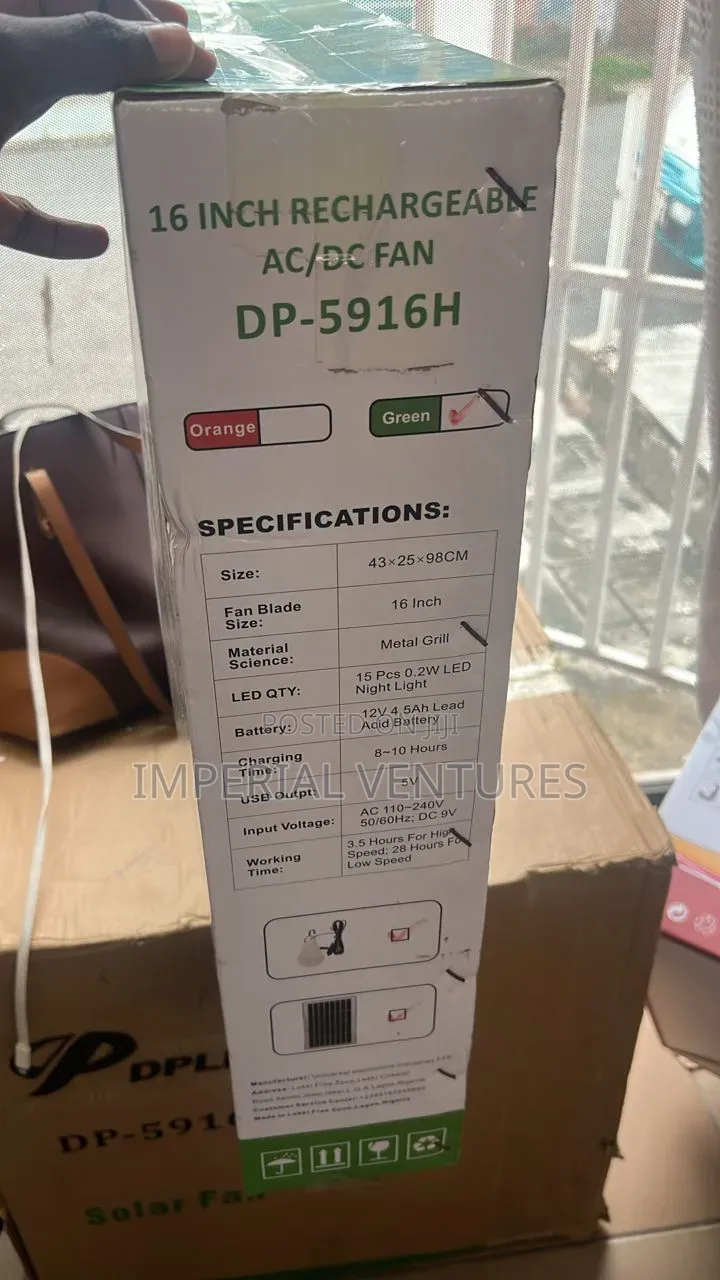 Long Lasting 28hrs Rechargeable Fan