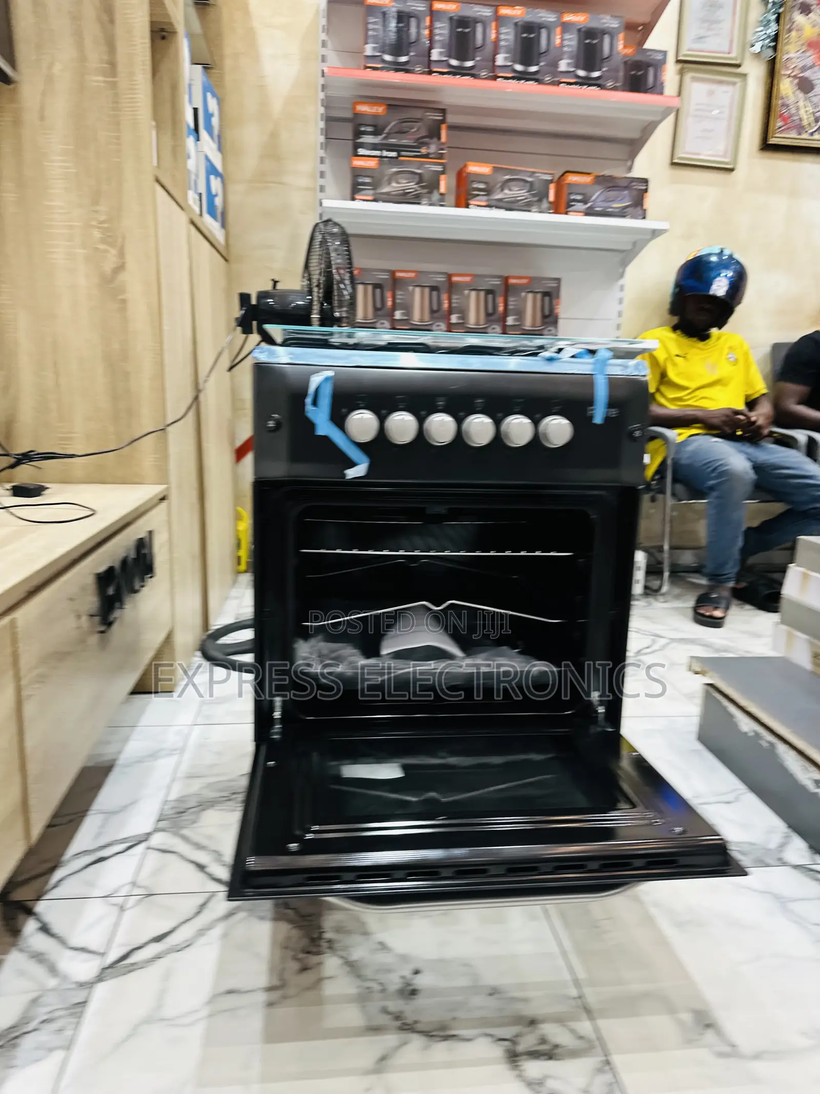 Less Expensive Gas Cooker Black Smart 60/60 4b