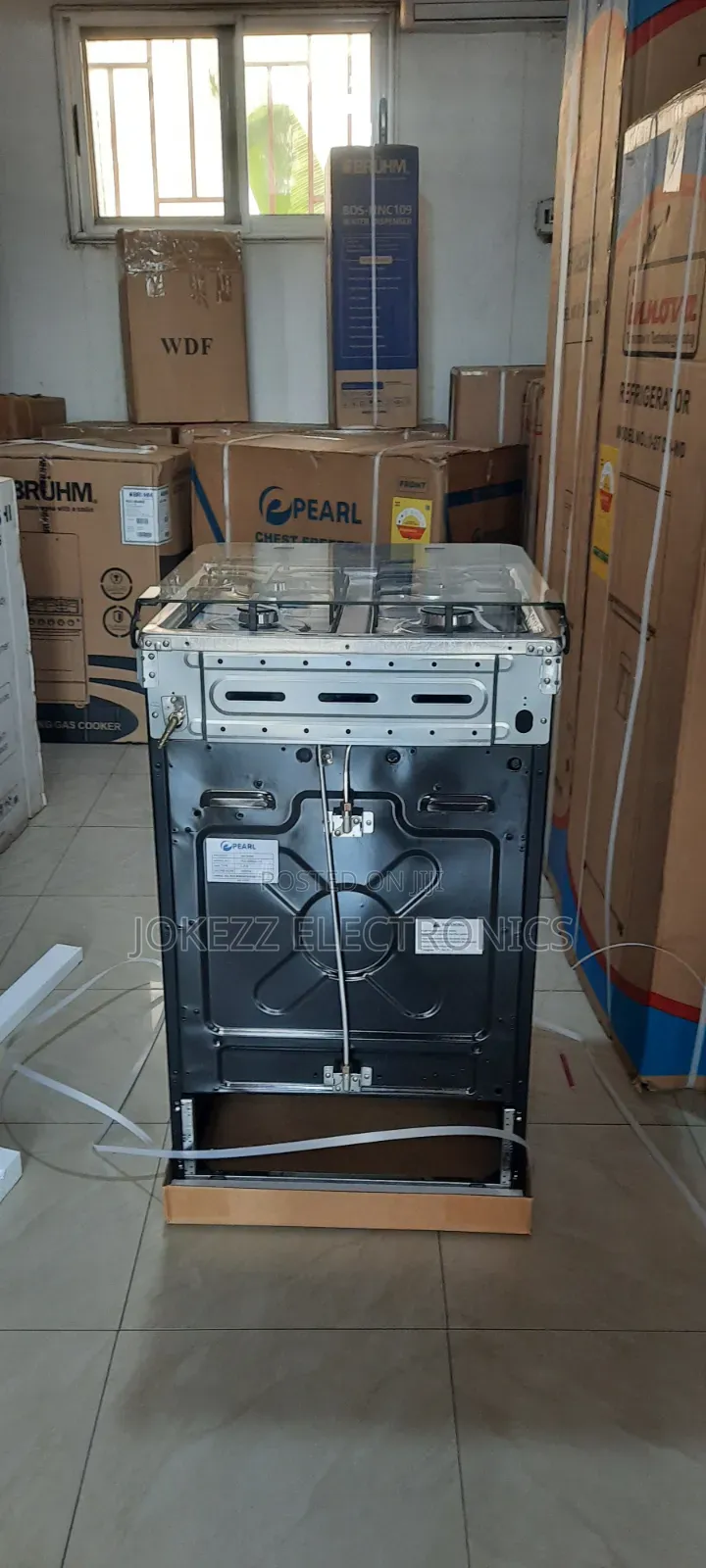 Pearl 4 Burner Gas Stove With Oven and Grill