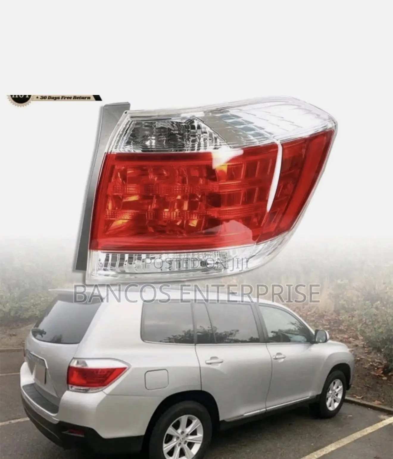 Toyota Highlander 2011-2013 Tail Light