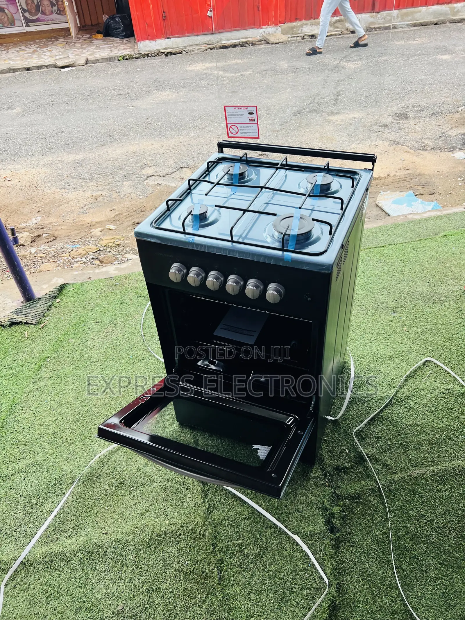 Shop the New Gas Cooker Oven Black 4b 50/50 Volcano