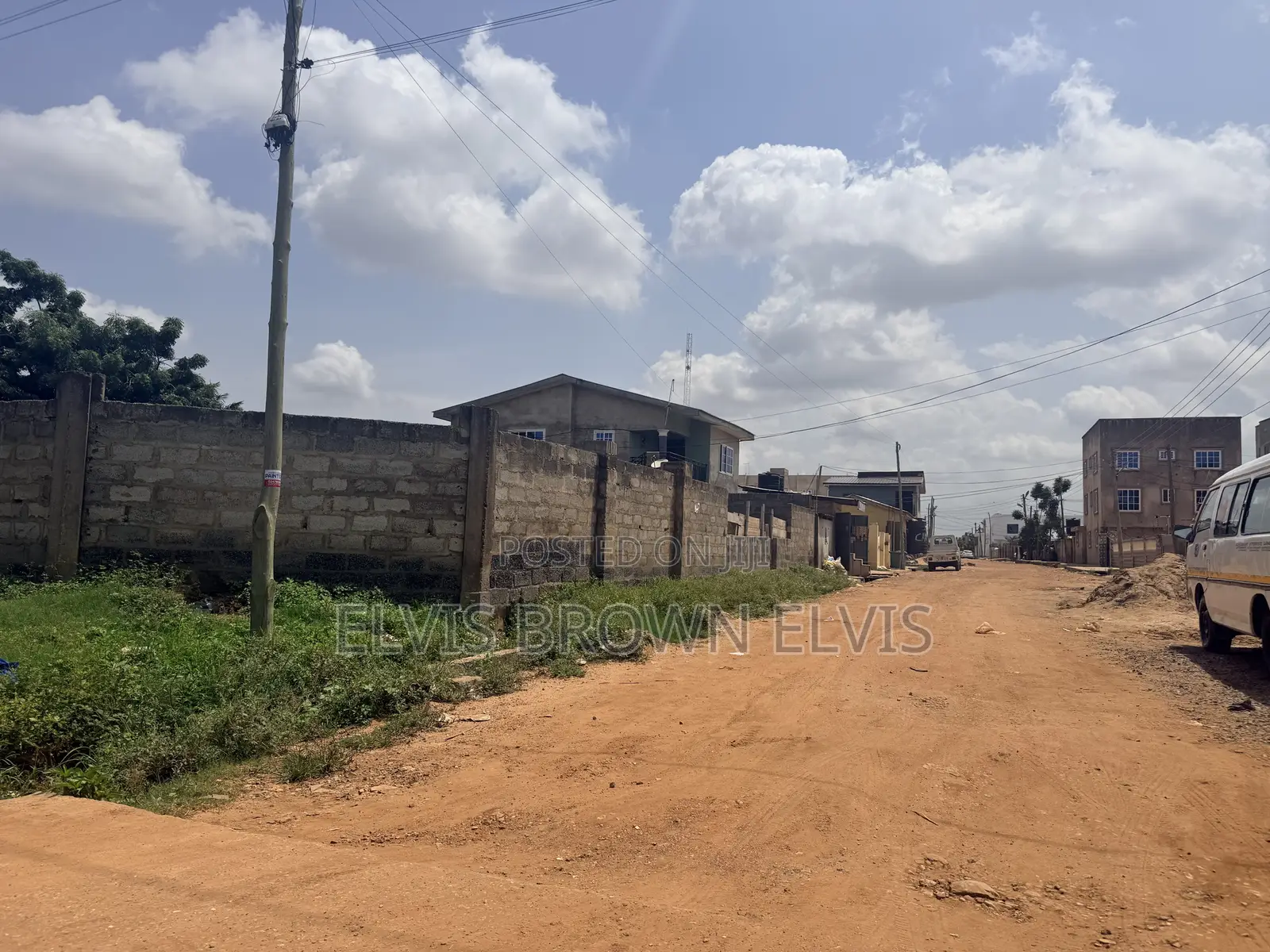 One and Half Plots of Land for Sale Just One Plot Away From Roadside