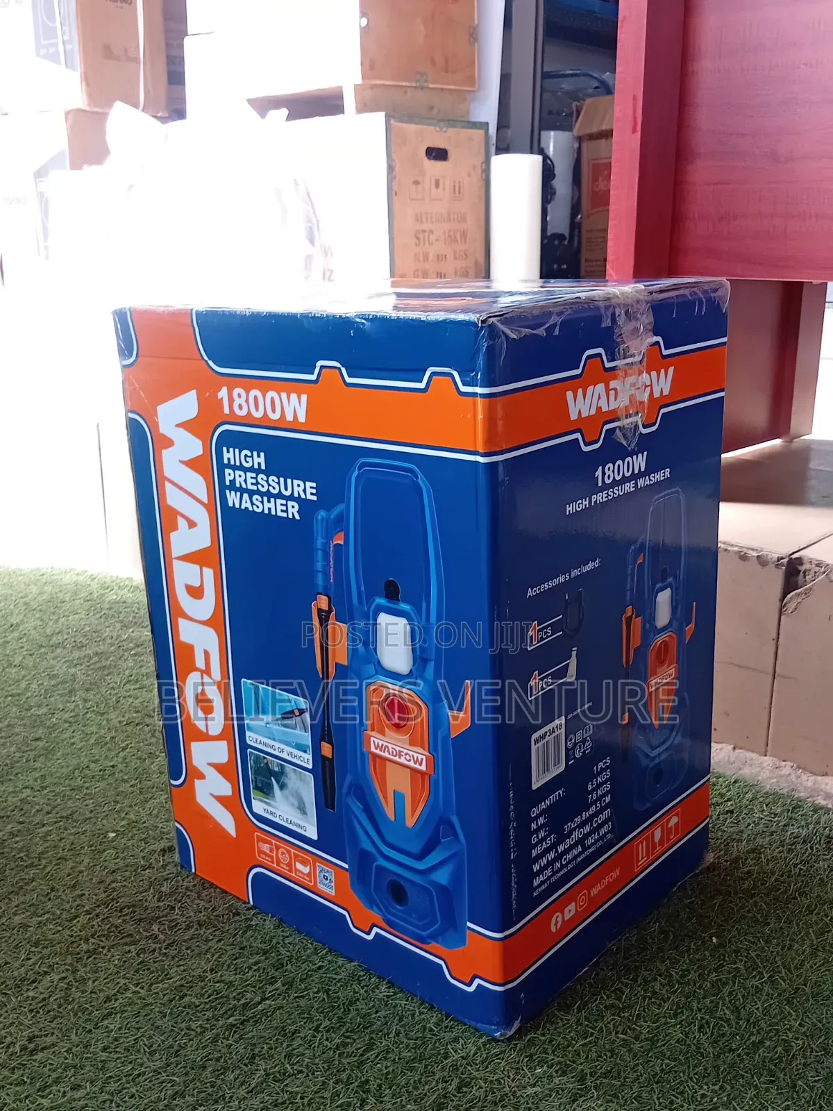 Wadfow Pressure Washer With 5m Hose – Deep Cleaning Made Easy