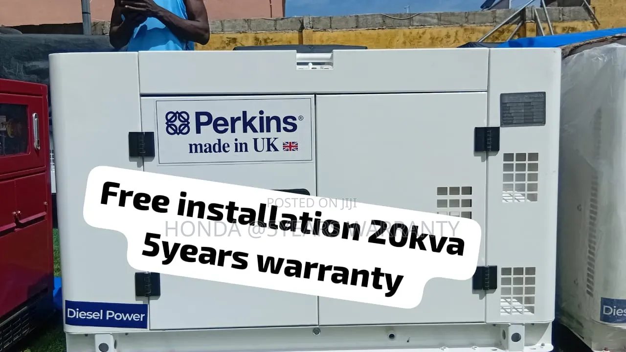 Perkins Silent Diesel Generator – Fuel Efficient Durable 20kva