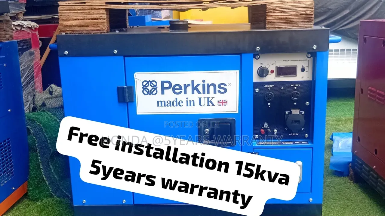 Perkins 15kva Silent Generator Set – Heavy Duty Diesel Power 15kva