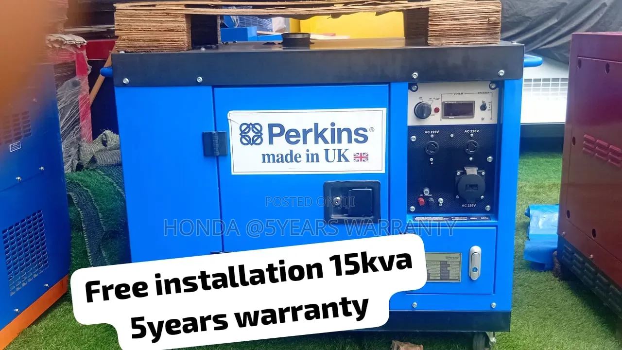 Perkins 15kva Canopy Diesel Generator – Quiet and Efficient 15kva