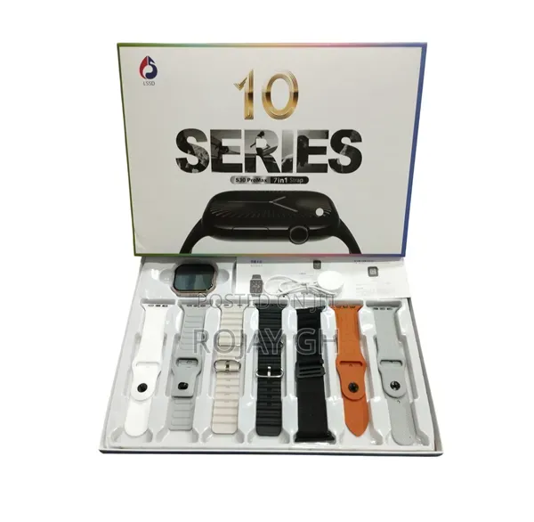 S30 Pro Max Series 10 Smartwatch | 7-in-1 Combo - Silver