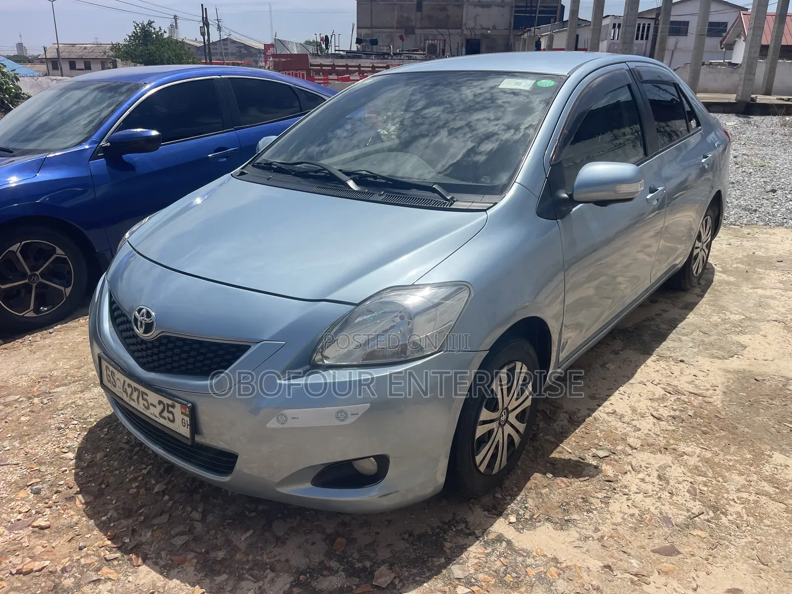 Toyota Belta 2010 Blue